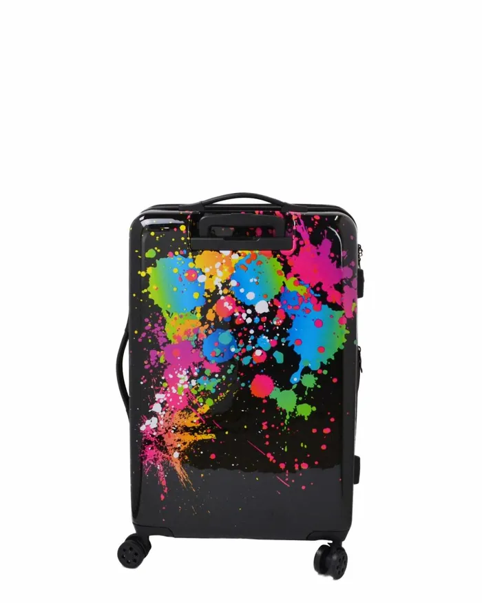 Body Glove Travel Luggage Bursts 3Piece Hardside Spinner Luggage Set 8211 Multi 8211 Accessories
