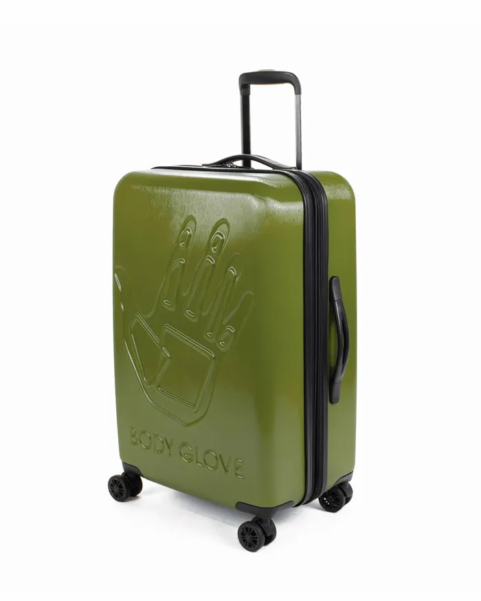 Body Glove Travel Luggage Redondo 3Piece Hardside Spinner Luggage Set 8211 Olive Branch 8211 Accessories