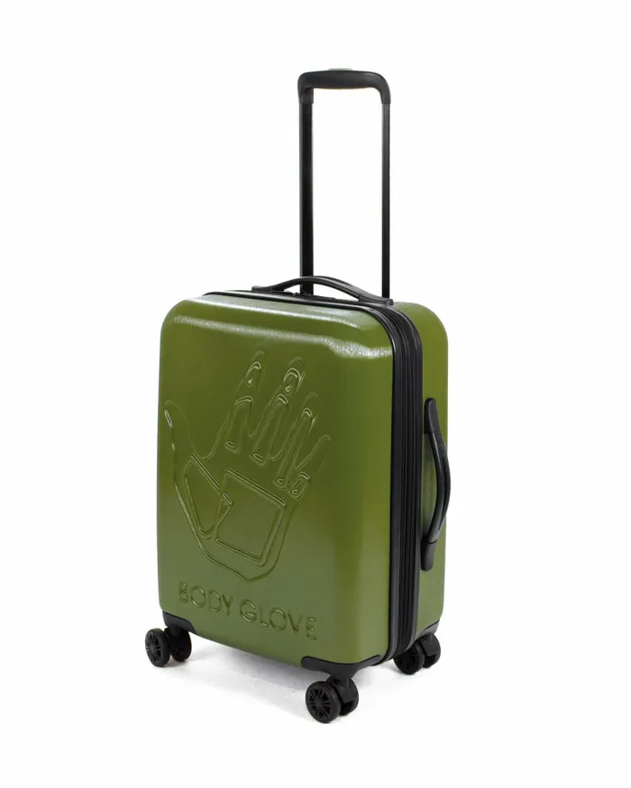 Body Glove Travel Luggage Redondo 3Piece Hardside Spinner Luggage Set 8211 Olive Branch 8211 Accessories
