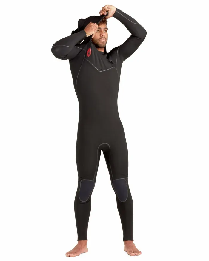 Body Glove Wetsuits Red Cell 543mm ChestZip Hooded Fullsuit 8211 Black 8211 Accessories