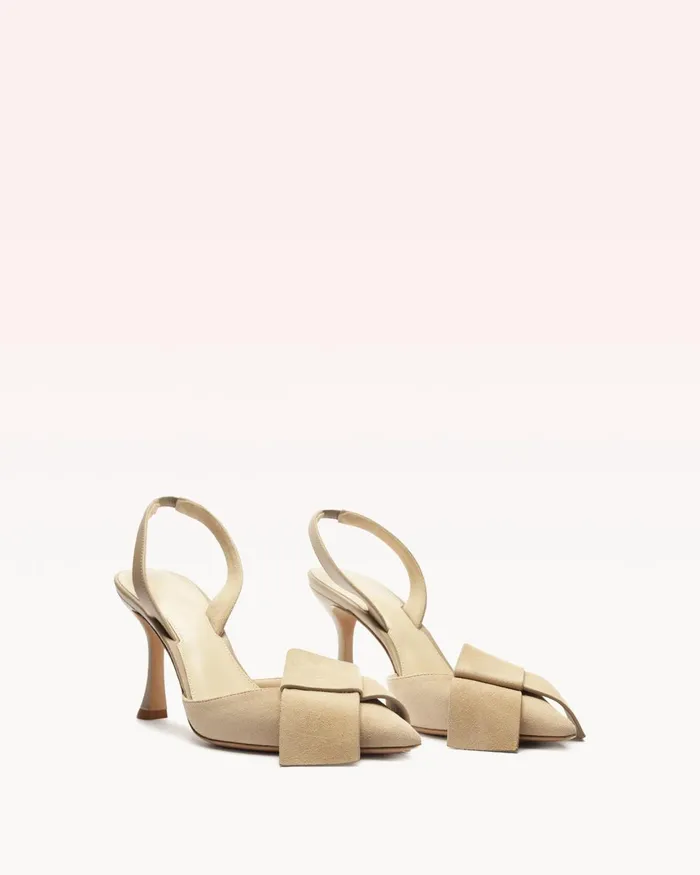 Bonny 85 Suede Semolina Semolina Women Alexandre Birman Pumps