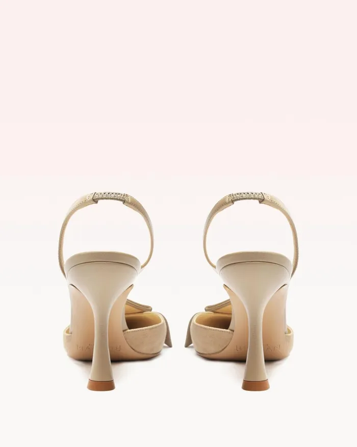 Bonny 85 Suede Semolina Semolina Women Alexandre Birman Pumps
