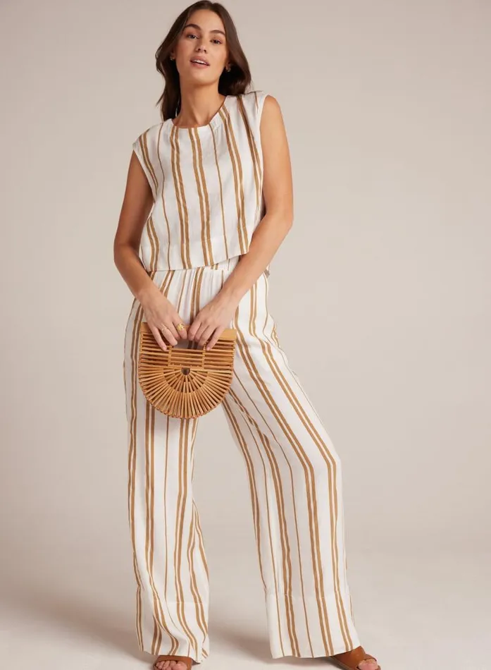 Boxy Button Back Top 8211 Redwood Stripe Women Bella Dahl Sleeveless Boxy Button Back Top 8211 Redwood Stripe Women Bella Dahl Sleeveless