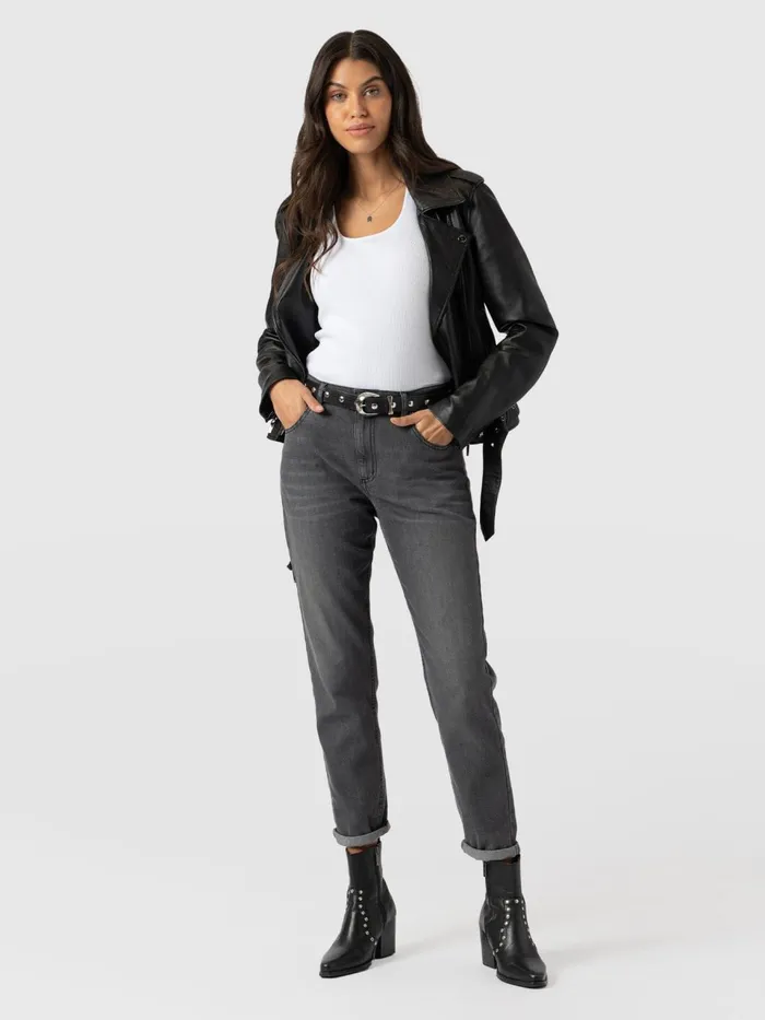 Boyfriend Jeans 8211 Black Black Women Saint And Sofia Pants