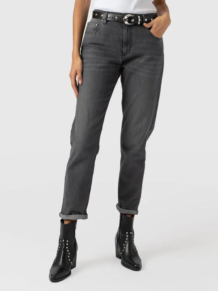 Boyfriend Jeans 8211 Black Black Women Saint And Sofia Pants