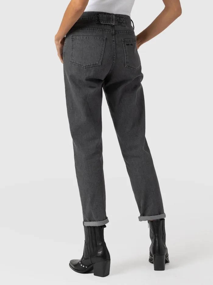 Boyfriend Jeans 8211 Black Black Women Saint And Sofia Pants