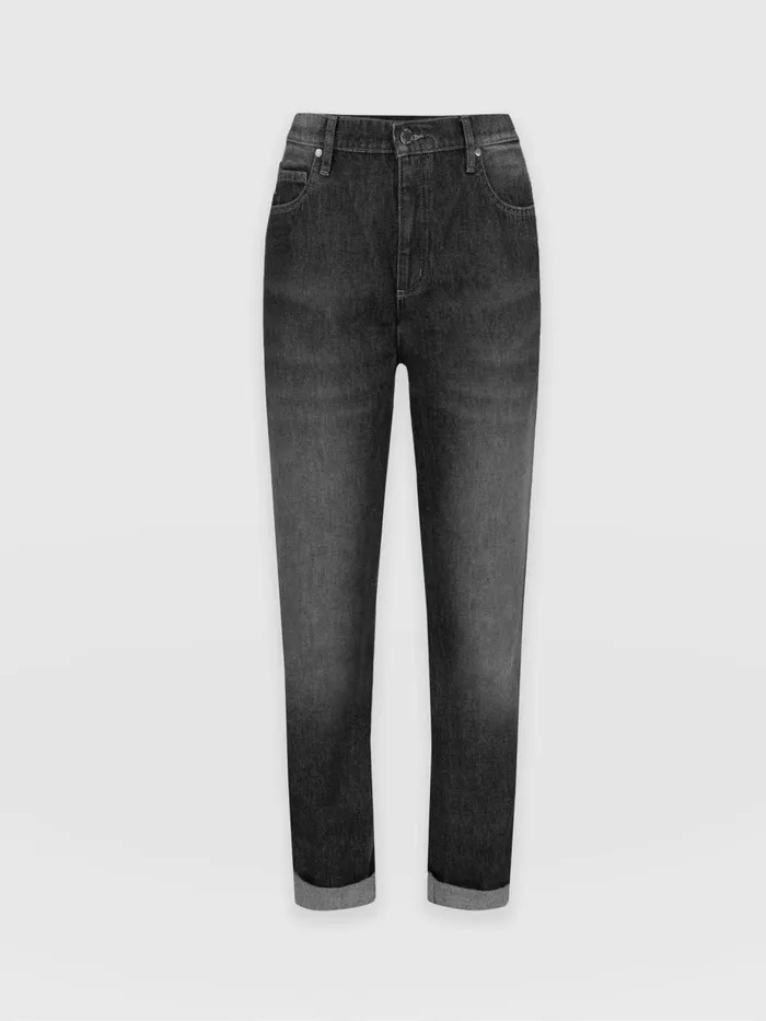 Boyfriend Jeans 8211 Black Black Women Saint And Sofia Pants