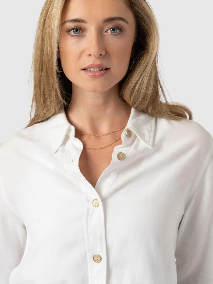 Boyfriend Shirt 8211 White White Women Saint And Sofia Blouses and Shirts