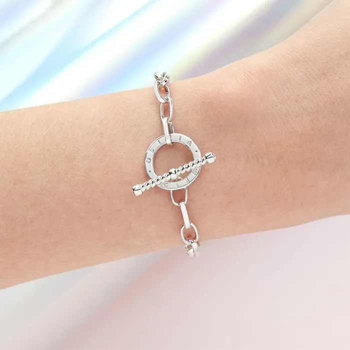 Bracelets Women Olivia Burton Bejewelled TBar Bracelet Silver