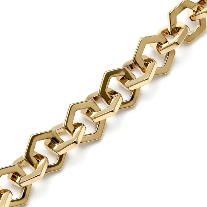Bracelets Women Olivia Burton Honeycomb Gold Link Bracelet