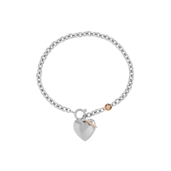 Bracelets Women Olivia Burton Knot Heart Silver Bracelet