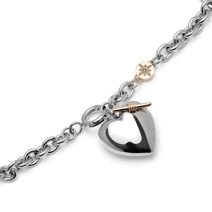 Bracelets Women Olivia Burton Knot Heart Silver Bracelet