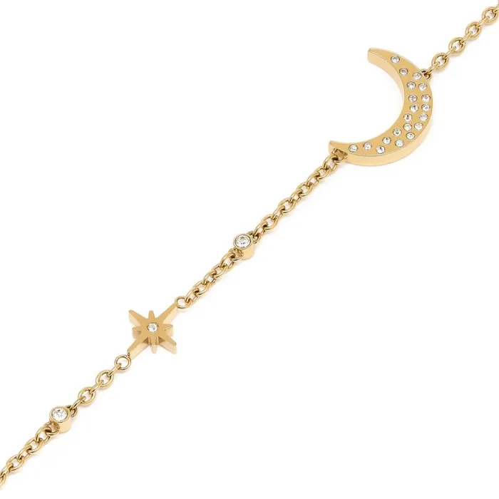 Bracelets Women Olivia Burton North Star and Moon Gold Bracelet