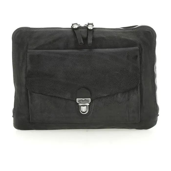 Business Bags Men Campomaggi Arenite Black