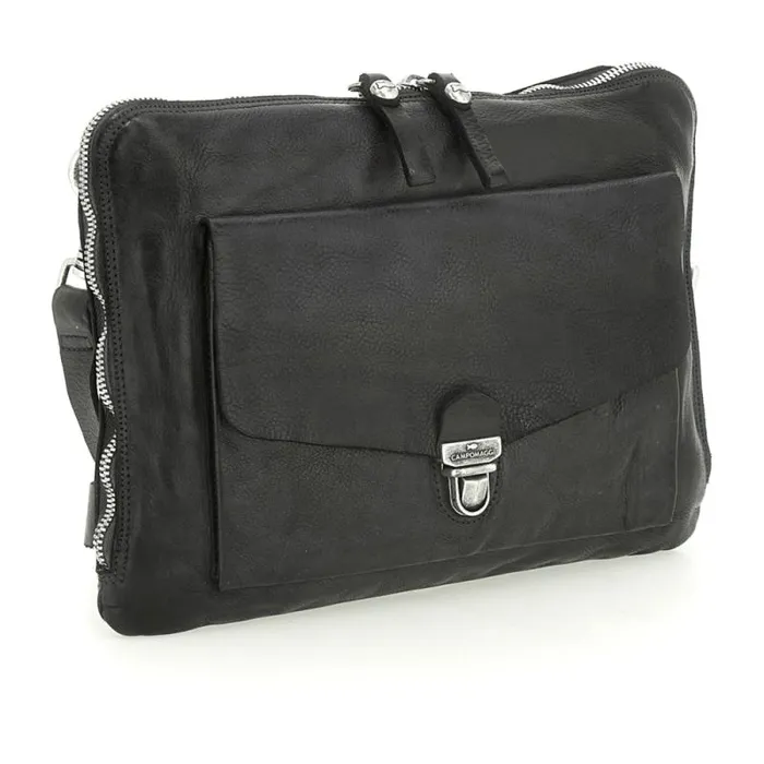 Business Bags Men Campomaggi Arenite Black Business Bags Men Campomaggi Arenite Black