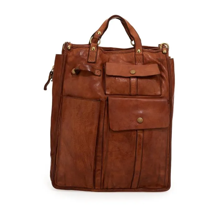 Business Bags WomenMen Campomaggi Tokio Cognac