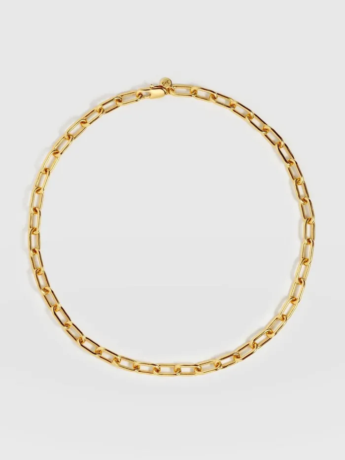 Cable Chain Necklace 8211 Gold Gold Women Saint And Sofia Necklaces