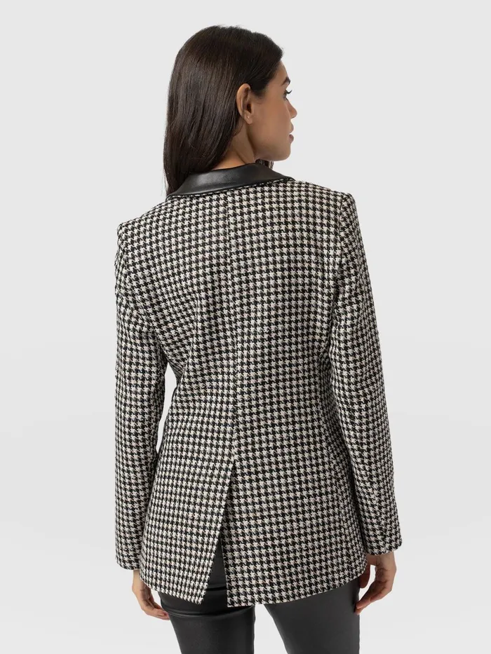 Cambridge Blazer 8211 Houndstooth Houndstooth Women Saint And Sofia Blazers