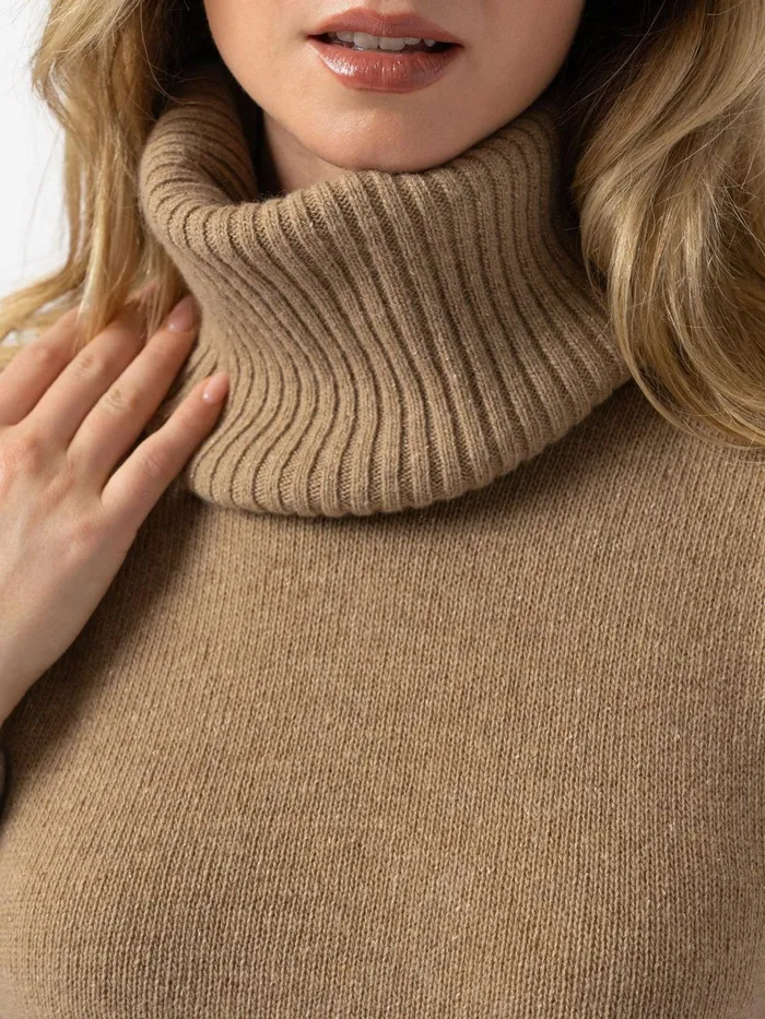 Cambridge Cashmere Jumper 8211 Beige Beige Women Saint And Sofia Knitwear