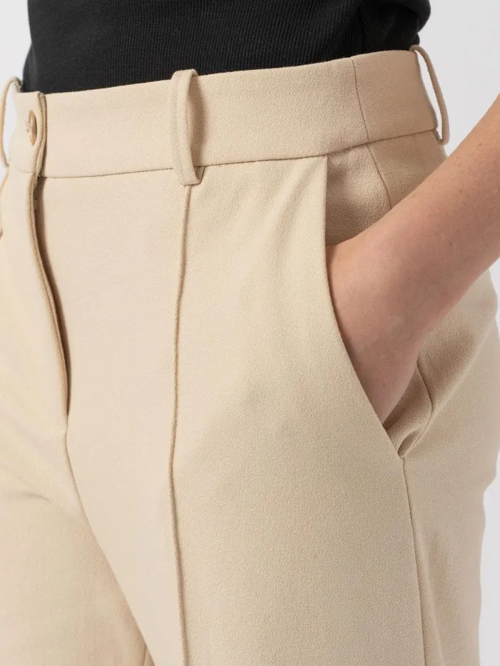 Cambridge Tailored Wide Leg Pant 8211 Beige Beige Women Saint And Sofia Pants