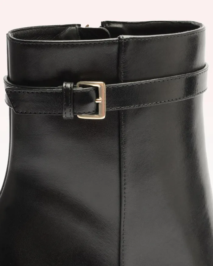 Candance 90 Bootie 8211 Luxury Leather Boots 8211 Designer Booties Black Women Alexandre Birman Boots