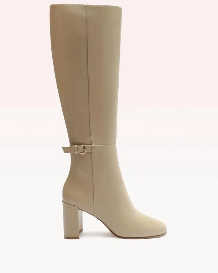 Candance Leather Boot 8211 Luxury Leather Boots 8211 Riding Boots With Heels Chalk Women Alexandre Birman Boots Candance Leather Boot 8211 Luxury Leather Boots 8211 Riding Boots With Heels Chalk Women Alexandre Birman Boots