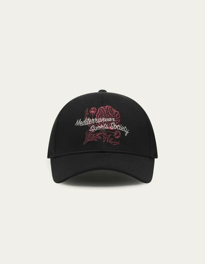 CapsHats Men Les Deux Mediterranean Baseball Cap 8211 BlackBlack