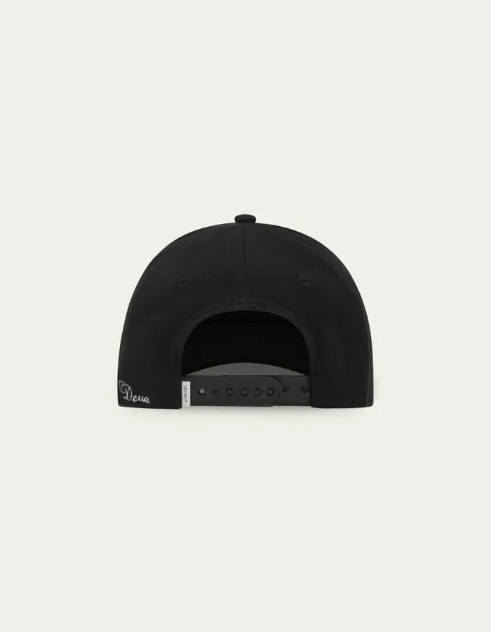 CapsHats Men Les Deux Mediterranean Baseball Cap 8211 BlackBlack