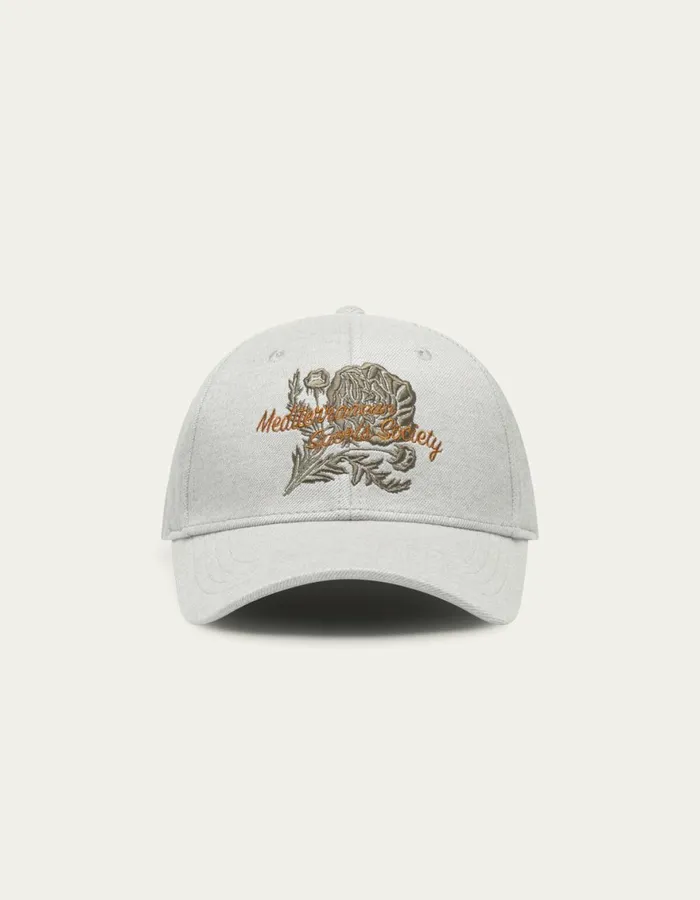 CapsHats Men Les Deux Mediterranean Baseball Cap 8211 Grey Melange