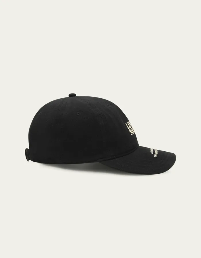 CapsHats Men Les Deux Society Dad Cap 8211 BlackIvory