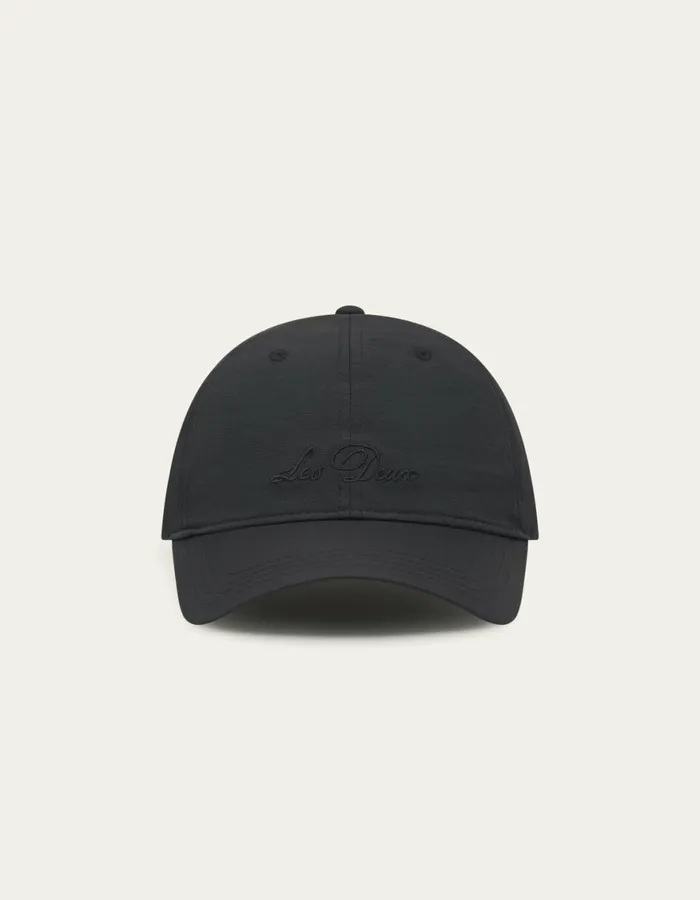 CapsHats Men Les Deux Tech Dad Cap 8211 BlackBlack