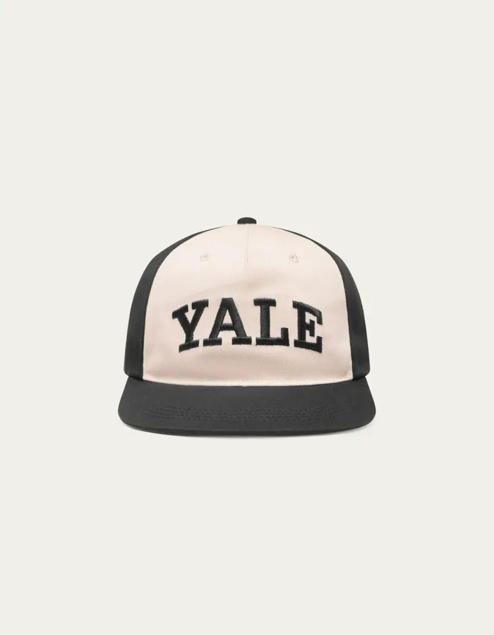 CapsHats Men Les Deux Yale Two Colored Snapback Cap 8211 BlackIvory