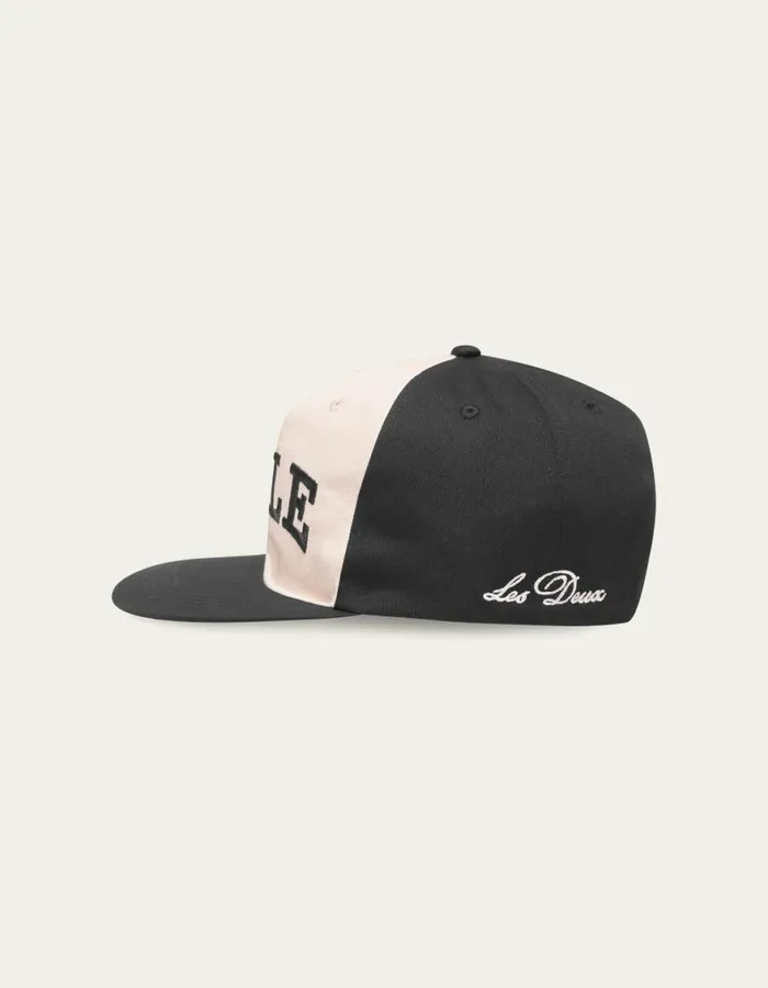 CapsHats Men Les Deux Yale Two Colored Snapback Cap 8211 BlackIvory