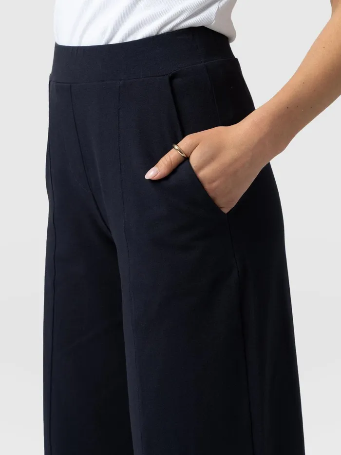 Cara Wide Leg Culotte 8211 Navy Navy Women Saint And Sofia Shorts