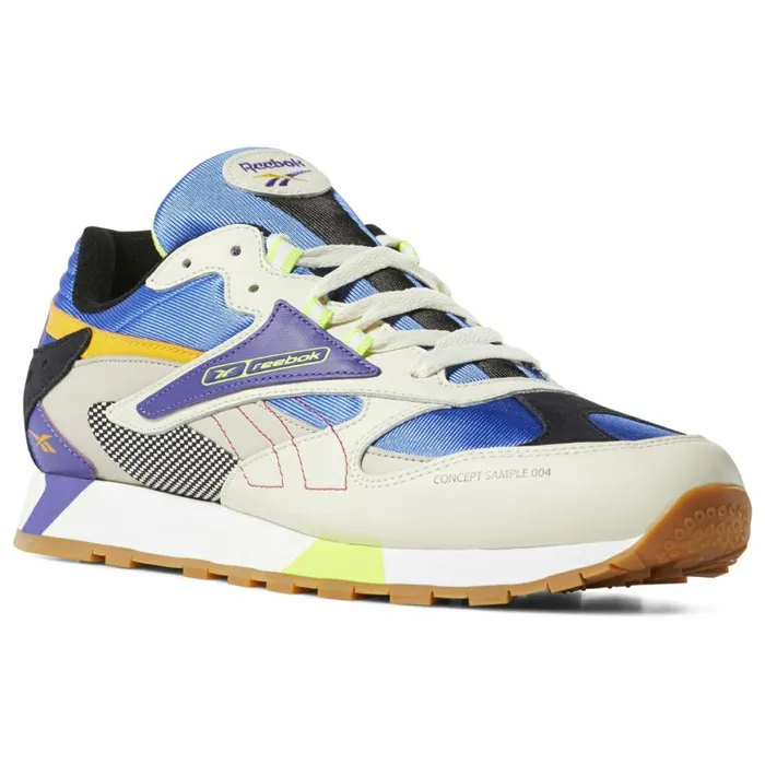 Casual Shoes MensWomens Reebok Classic Leather ATI 90s Shoes Cream Sand Cobalt Lime Casual Shoes MensWomens Reebok Classic Leather ATI 90s Shoes Cream Sand Cobalt Lime