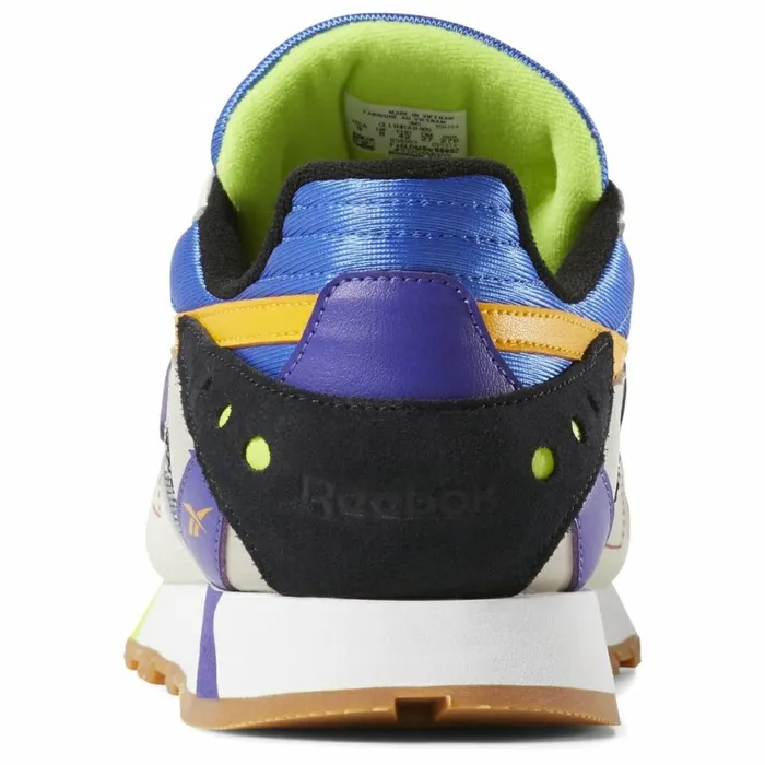 Casual Shoes MensWomens Reebok Classic Leather ATI 90s Shoes Cream Sand Cobalt Lime