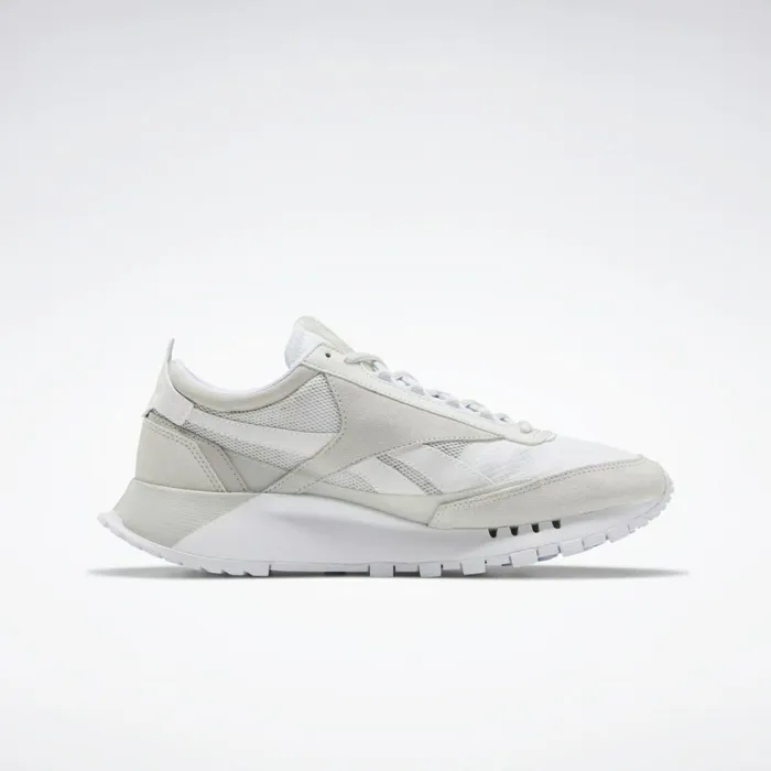 Casual Shoes MensWomens Reebok Classic Leather Legacy Shoes White True Grey 1 Skull Grey