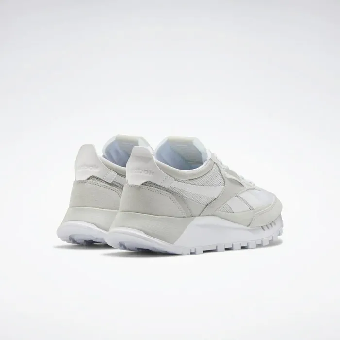 Casual Shoes MensWomens Reebok Classic Leather Legacy Shoes White True Grey 1 Skull Grey