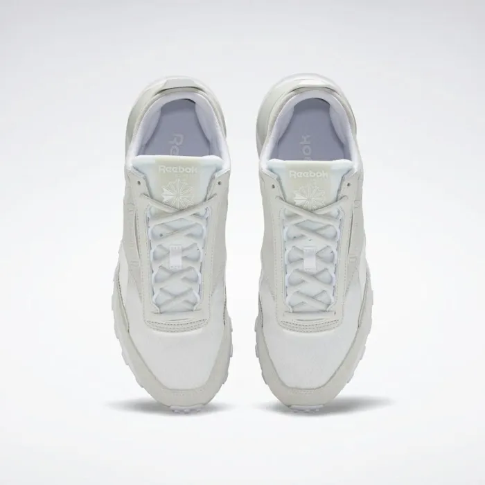 Casual Shoes MensWomens Reebok Classic Leather Legacy Shoes White True Grey 1 Skull Grey