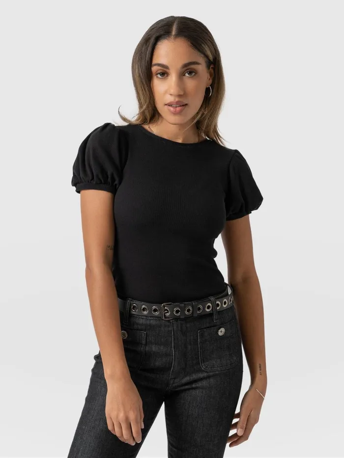 Cavendish Tee 8211 Black Black Women Saint And Sofia TShirts and Tanks