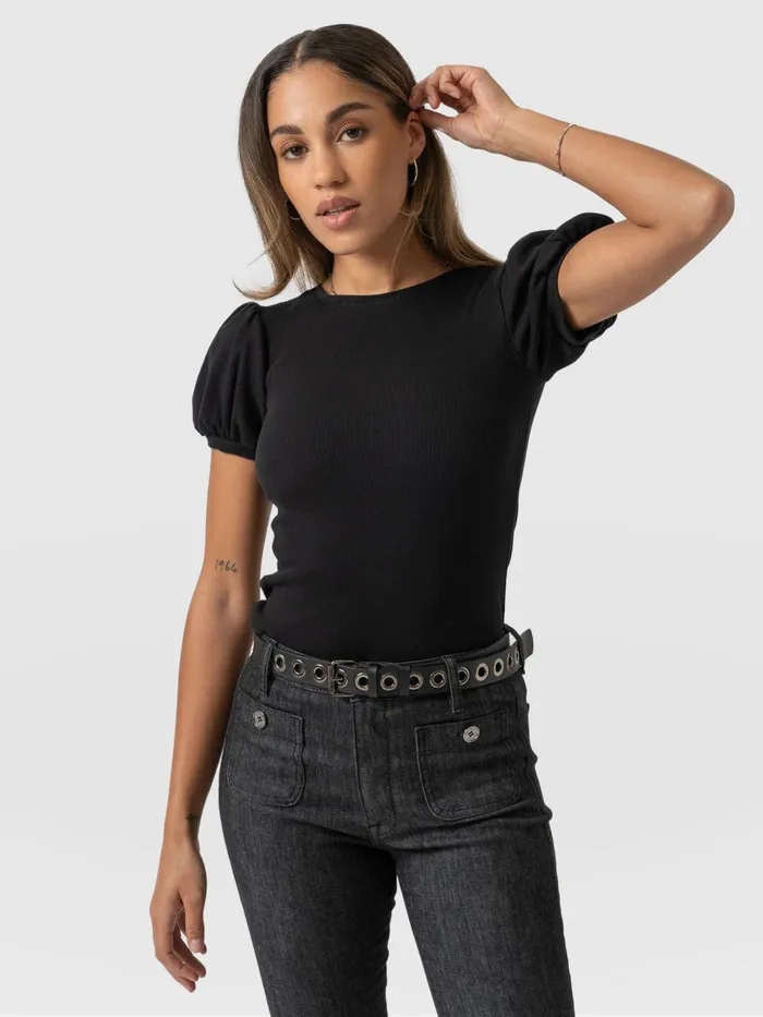 Cavendish Tee 8211 Black Black Women Saint And Sofia TShirts and Tanks