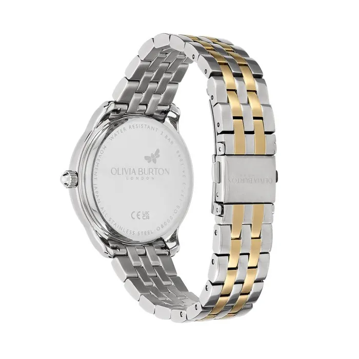 Celestial Watches Women Olivia Burton 36mm Starlight Black and Two Tone Bracelet Watch