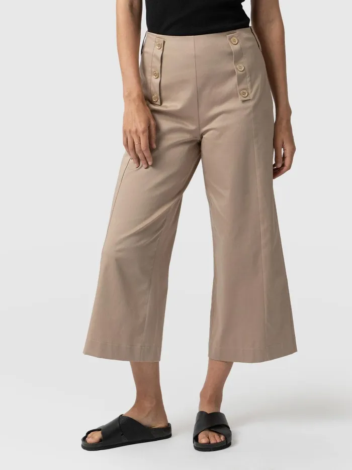 Chelsea Culotte 8211 Beige Beige Women Saint And Sofia Shorts
