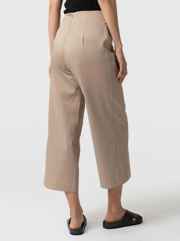 Chelsea Culotte 8211 Beige Beige Women Saint And Sofia Shorts