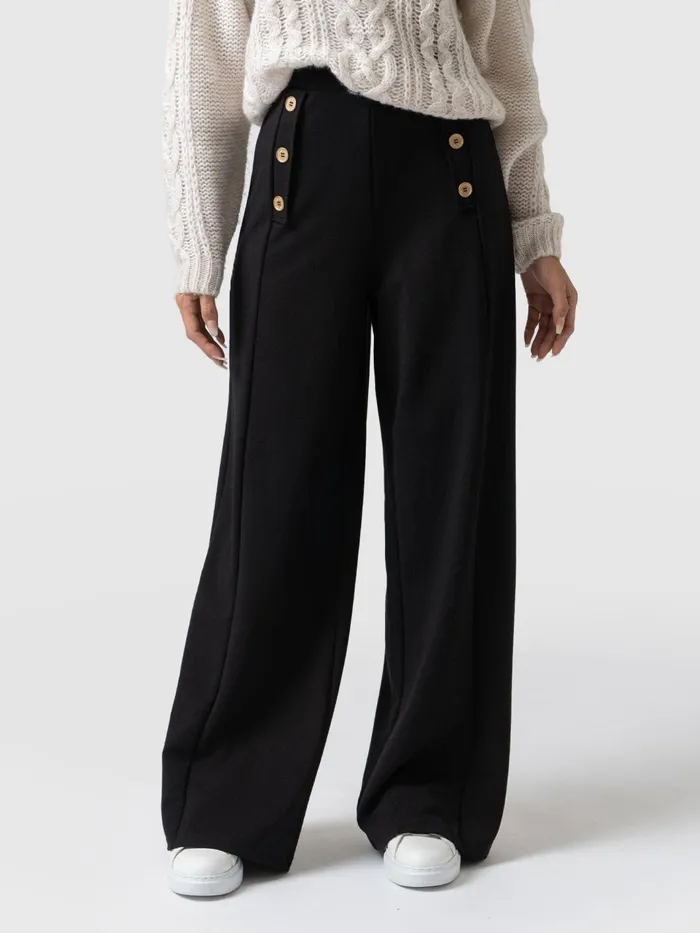 Chelsea Pant 8211 Black Jersey Black Jersey Women Saint And Sofia Pants
