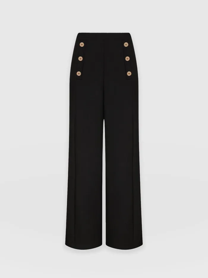 Chelsea Pant 8211 Black Jersey Black Jersey Women Saint And Sofia Pants