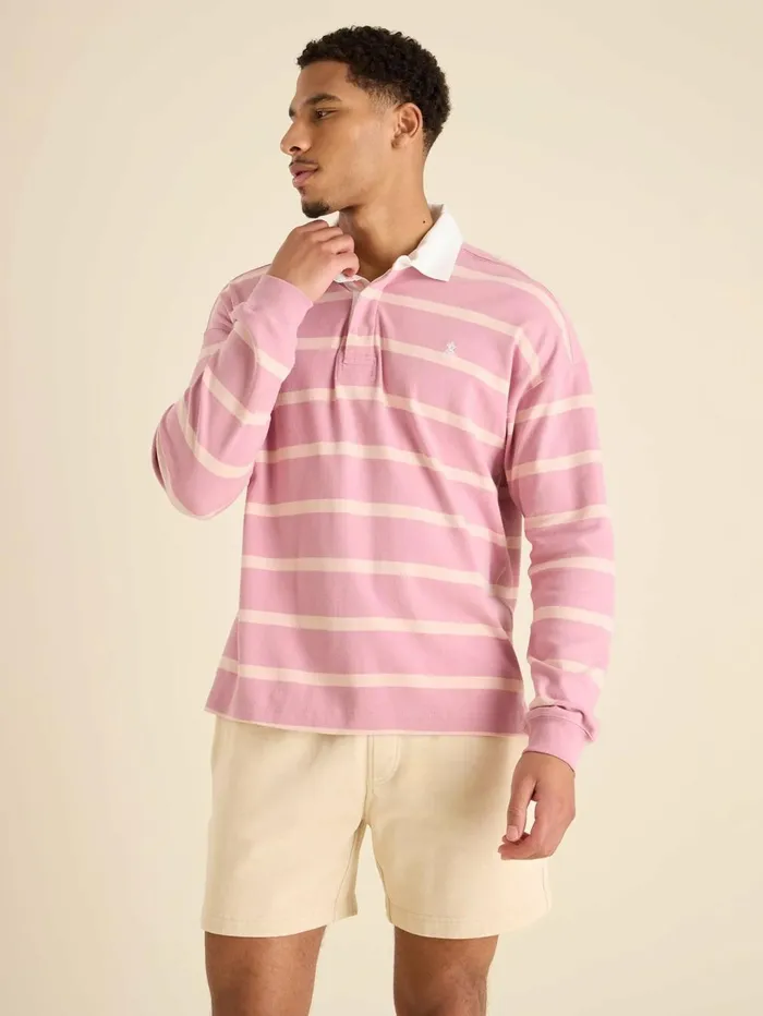 Chubbies Button Ups Men The Smooth Mauve Light Pink Stripe