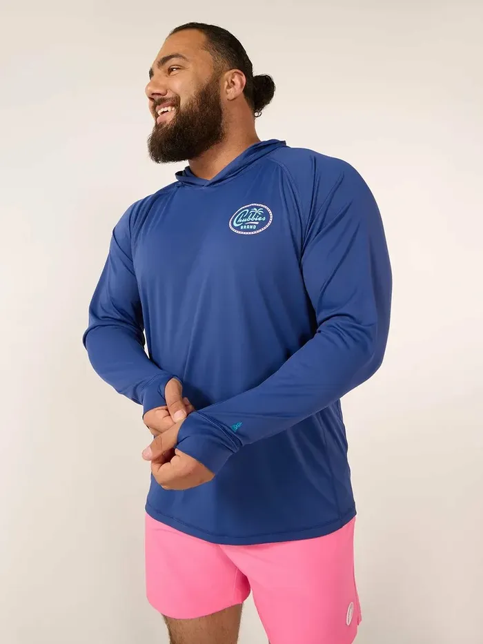 Chubbies Long Sleeve Shirts Men The Sun Of A Gun Navy