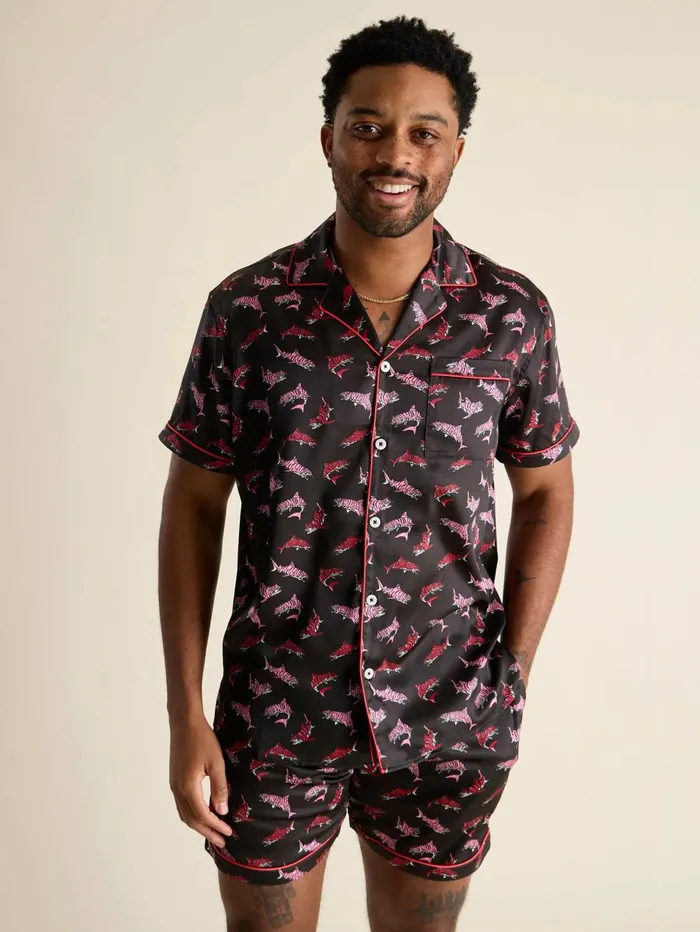 Chubbies Pajamas Categories The Lions Tigers And Sharks Oh My Black Tiger Shark