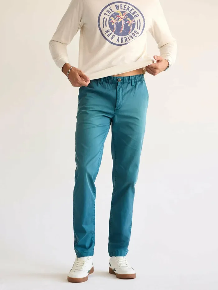 Chubbies Pants Men The Teal Deals Dark Teal